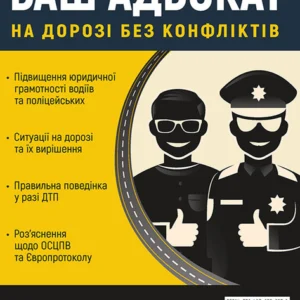 Ваш адвокат. На дорозі без конфліктів. Юридична допомога автомобілістам українською мовою (9786175772591)